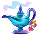 Genie Lamp Space Travel
