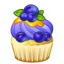 Whip Cupcake Blueberry Hill