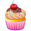 Whip Cupcake Cherry Top