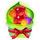 Whip Cupcake Gummy Bears