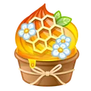 Whip Cupcake Honey Bee