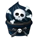Whip Cupcake Jolly Roger