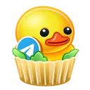 Whip Cupcake Sponge Duck