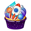 Whip Cupcake Stardust