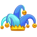 Jester Hat Blue Buffoon