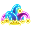 Jester Hat Neon Night