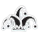 Jester Hat Neon White