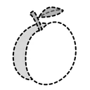 Precious Peach Cutout