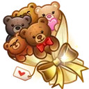 Pretty Posy Teddy Luxe