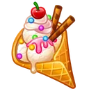 Pretty Posy Waffle Cone