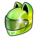 Neko Helmet Acid Punch