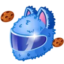 Neko Helmet Cookie Monster