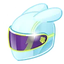 Neko Helmet White Rabbit