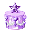 Mousse Cake Purple Star