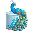 Mousse Cake Sky Peacock