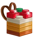 Mousse Cake Sugar Bricks