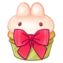 Bunny Muffin Butterfly Tie