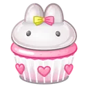 Bunny Muffin Cotton Candy