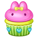 Bunny Muffin Dragon Fruit