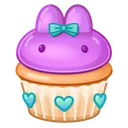 Bunny Muffin Lavender Kiss