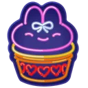 Bunny Muffin Neon Sign