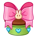 Bunny Muffin Pink Bow