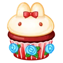 Bunny Muffin Velvet Rose