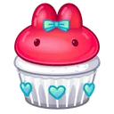 Bunny Muffin Winter Dessert
