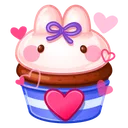 Bunny Muffin With Love