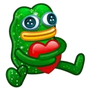 Plush Pepe Christmas