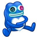 Plush Pepe Cold Heart