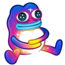 Plush Pepe Cozy Galaxy