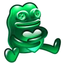 Plush Pepe Emerald Plush
