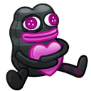 Plush Pepe Emo Boi