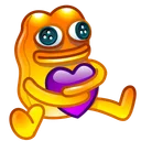 Plush Pepe Gummy Frog