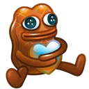 Plush Pepe Louis Vuittoad