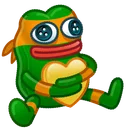 Plush Pepe Ninja Mike