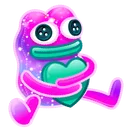 Plush Pepe Pink Galaxy