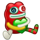 Plush Pepe Santa Pepe