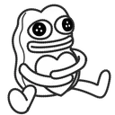 Plush Pepe Sketchy