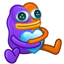 Plush Pepe Sunset