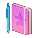 Star Notepad Candy Pink