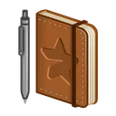 Star Notepad Coyote