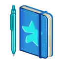 Star Notepad Daily Blues