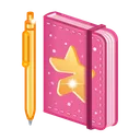 Star Notepad Fashion Doll