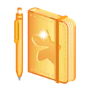 Star Notepad Golden Star