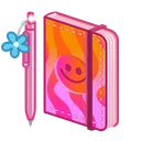 Star Notepad Hippie