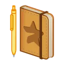 Star Notepad Leather