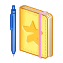 Star Notepad Lemonade