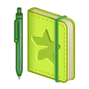 Star Notepad Matcha
